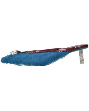 Gcds Pony Skin Sabots - Blau