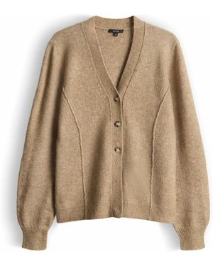 Opus V-Hals Vest - Naturel