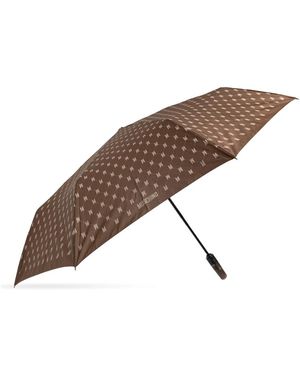 Moschino Accessoires ,Bruin ,Polyester Toplesse Vouwbare Paraplu