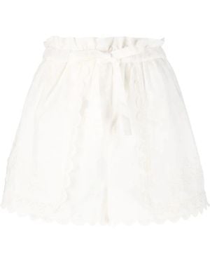 Ulla Johnson Short Shorts - White