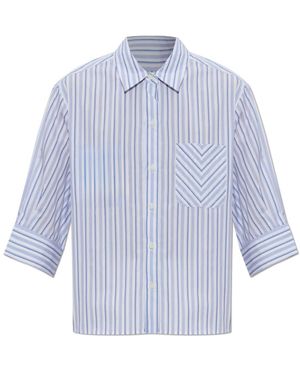 Rag & Bone Gestreiftes Hemd - Blau