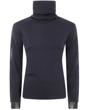 Y-3 Truien & Vesten ,Zwart ,Zwarte Gebreide Top - Blauw