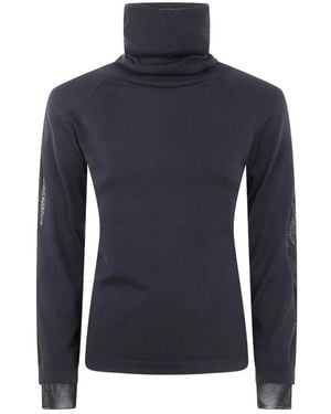 Y-3 Truien & Vesten ,Zwart ,Zwarte Gebreide Top - Blauw