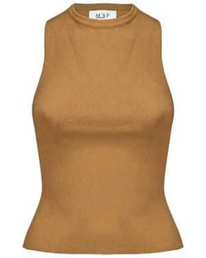MVP WARDROBE Sleeveless Tops - Marron