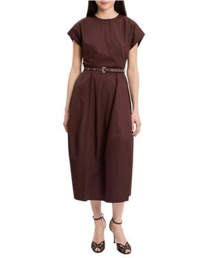Dixie Midi Jurk - Rood