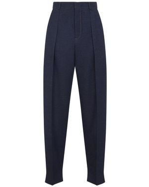 Bottega Veneta Tapered Trousers - Blue