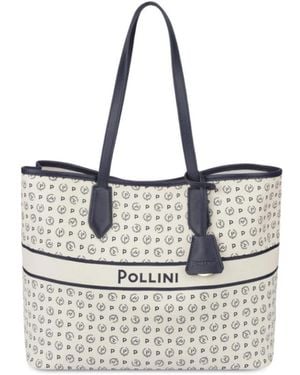 Pollini Tote Bags - Metálico