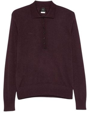 Pinko Round-Neck Knitwear - Morado