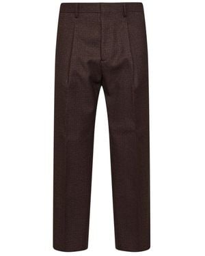 Costumein Straight Trousers - Marrón