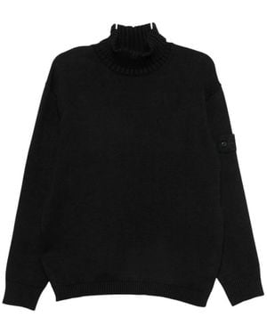 Stone Island Truien & Vesten ,Zwart ,Wol Turtleneck Trui