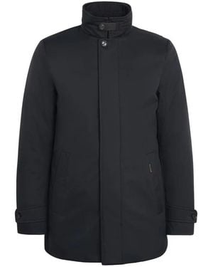 Moorer Single-Breasted Coats - Bleu
