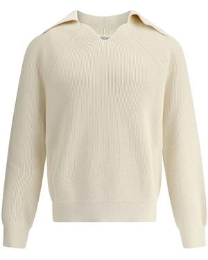 Bottega Veneta Round-Neck Knitwear - Bianco