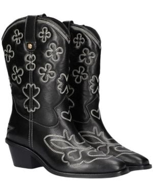 FABIENNE CHAPOT Cowboy & Biker Boots - Black