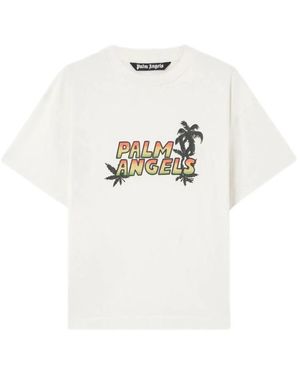 Palm Angels T-Shirts - White