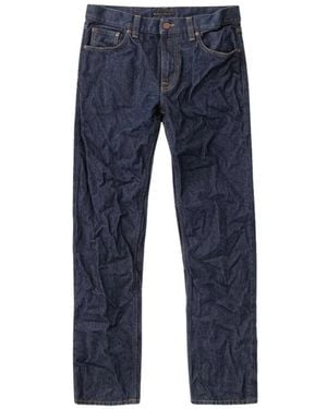 Nudie Jeans Neps Trempés De Gritty Jackson L32 - Bleu