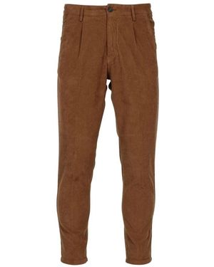 Roy Rogers Dunkle kamel samt karottenhose - Braun