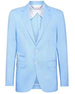 Philipp Plein Blazer Regular Fit - Blauw