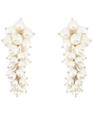 Simone Rocha Cluster Oorbellen - Wit