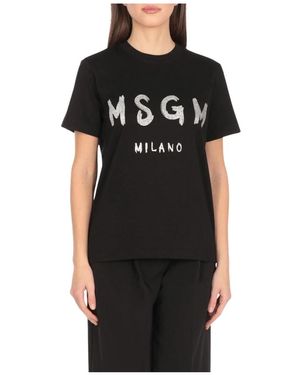 MSGM T-Shirts - Negro