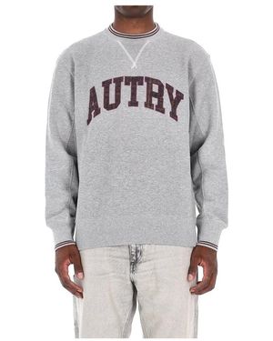 Autry Round-Neck Knitwear - Grey