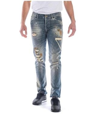Daniele Alessandrini Slim-Fit Jeans - Blue