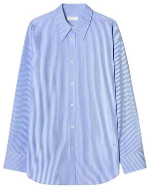 Teurn Studios Relaxed Poplin Shirt - Blauw
