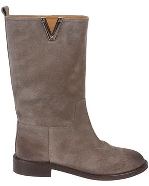Via Roma 15 High Boots - Brown