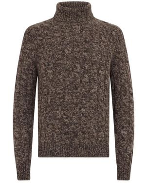 Fedeli Turtlenecks - Brown