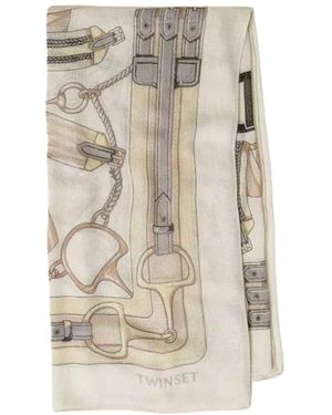Twinset Scarves - Natural