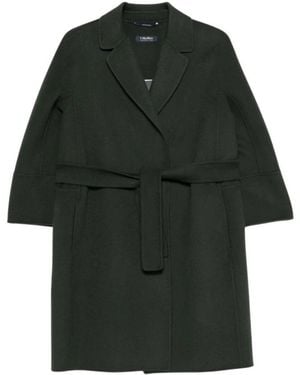 Max Mara Belted Coats - Verde