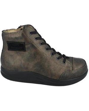 Finn Comfort Lace-Up Boots - Noir