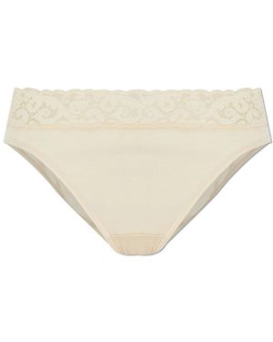 Hanro Ondergoed ,Katoen Moments Lace Trim Full Brief - Naturel