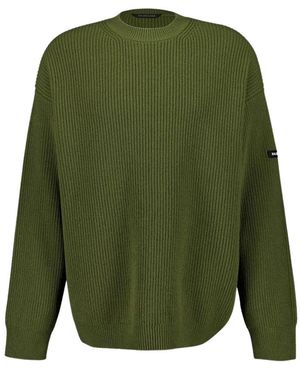 Balenciaga Round-Neck Knitwear - Green