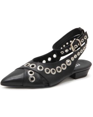 Mimmu M809M7 Slingback Pump - Zwart