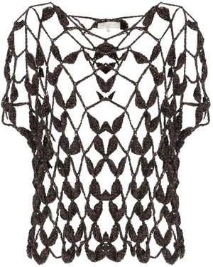 Antonelli Round-Neck Knitwear - Black