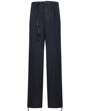 White Sand Straight Pants - Blue