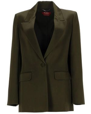 Max Mara Jassen ,Groen ,Leer Msealbino Jacket
