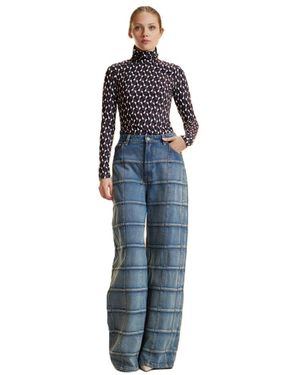 Cynthia Rowley Long Sleeve Tops - Blauw