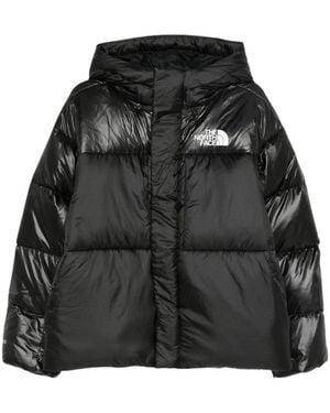 The North Face Pertex Hooded Shell-Down Jacket - Black