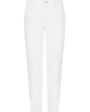 ARMANI EXCHANGE Cropped Jeans - White