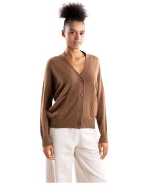 SOLOCASCMIR Cardigans - Marrone