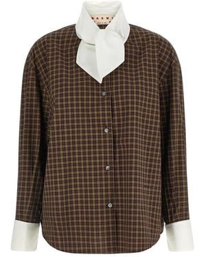 Marni Shirts - Marron