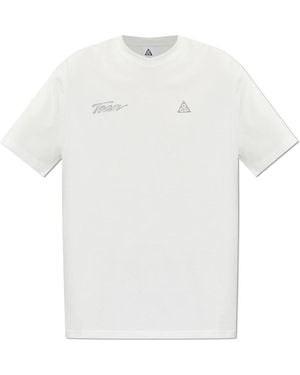 Nike Fitness ,Wit ,Katoen Acg Dri-Fit T-Shirt