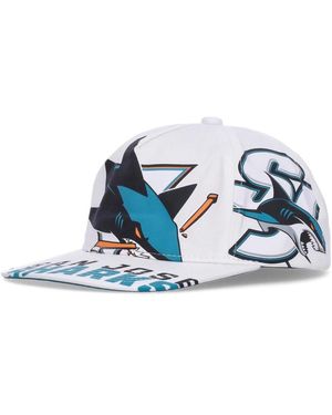 Mitchell & Ness San Jose Sharks Flache Schirmkappe - Blau