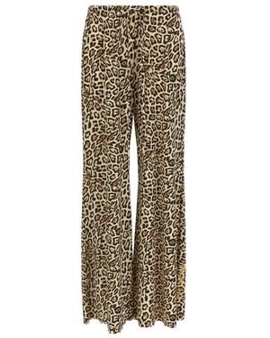 Goldbergh Broeken ,Veelkleurig ,Satijn Bianca Trousers - Naturel