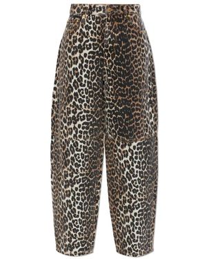 Ganni Loose-Fit Jeans - Negro