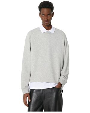 Woolrich Logo Script Crewneck - Grijs