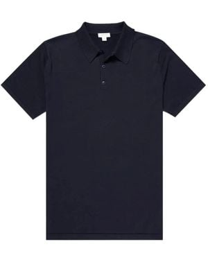 Sunspel Polo Shirts - Bleu