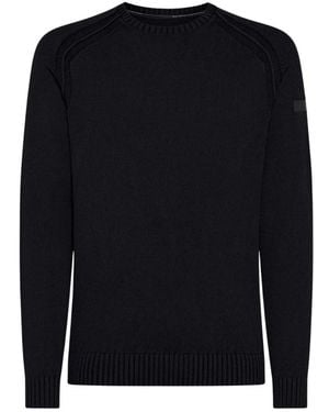 Rrd Rundhals-Strickpullover - Schwarz