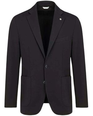 Manuel Ritz Tweeknoops Blazer - Blauw
